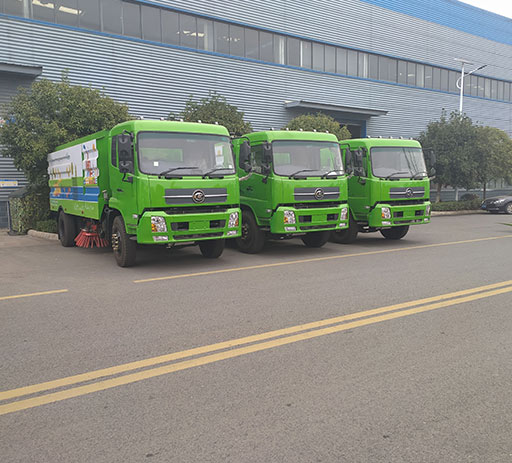 12 m³ road and street sweeper truck