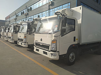 HOWO 15 m³ small refrigerator truck