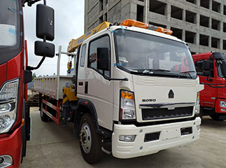 Howo mcmg 4ton truck mounted crane