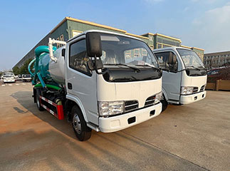 dongfeng 5m³ vacuum sewage suction truck