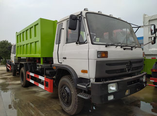 dongfeng 10m³ hook lift garbage truck