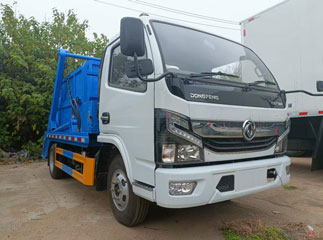 dongfeng 6m³ skip loader garbage truck