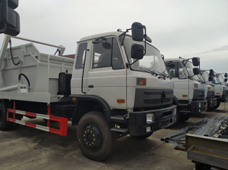 dongfeng 10m³ skip loader garbage truck