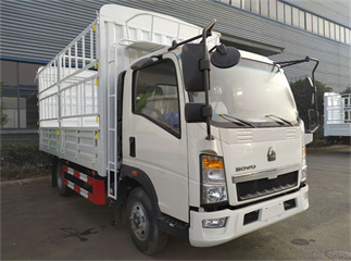 small howo fence cargo truck