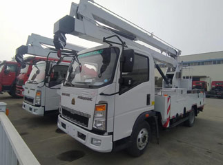 howo  high aerial working platform truck