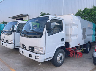 dongfeng road sweeper truck