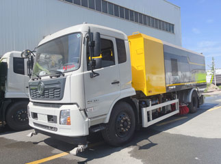 high pressure dongfeng 16cbm road sweeper and cleaning truck