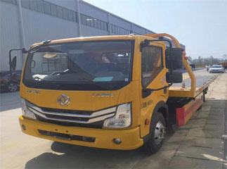 dongfeng 3ton roll back flatbed tow truck