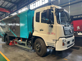 high pressure dongfeng 16cbm road sweeper and cleaning truck