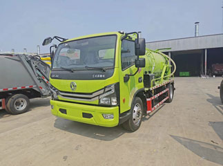 dongfeng 6cbm vacuum  sewage suction truck