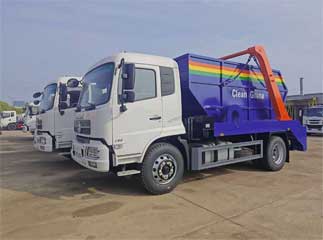 dongfeng 12ton 15ton skip loader garbage truck