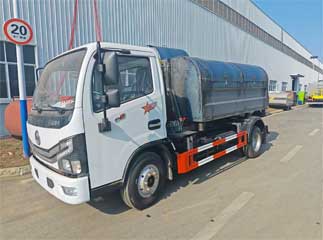 dongfeng 2ton small hook lift garbage truck