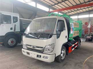 FOTON 3ton mini side mounted trash vehicles